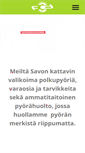Mobile Screenshot of polkupyoraetappi.fi